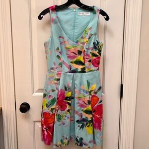 Trina Turk floral cocktail dress